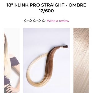 4 packs ombré 12/600 18 in i-link hair extensions